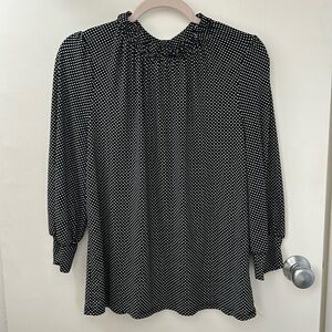 Polka dot blouse